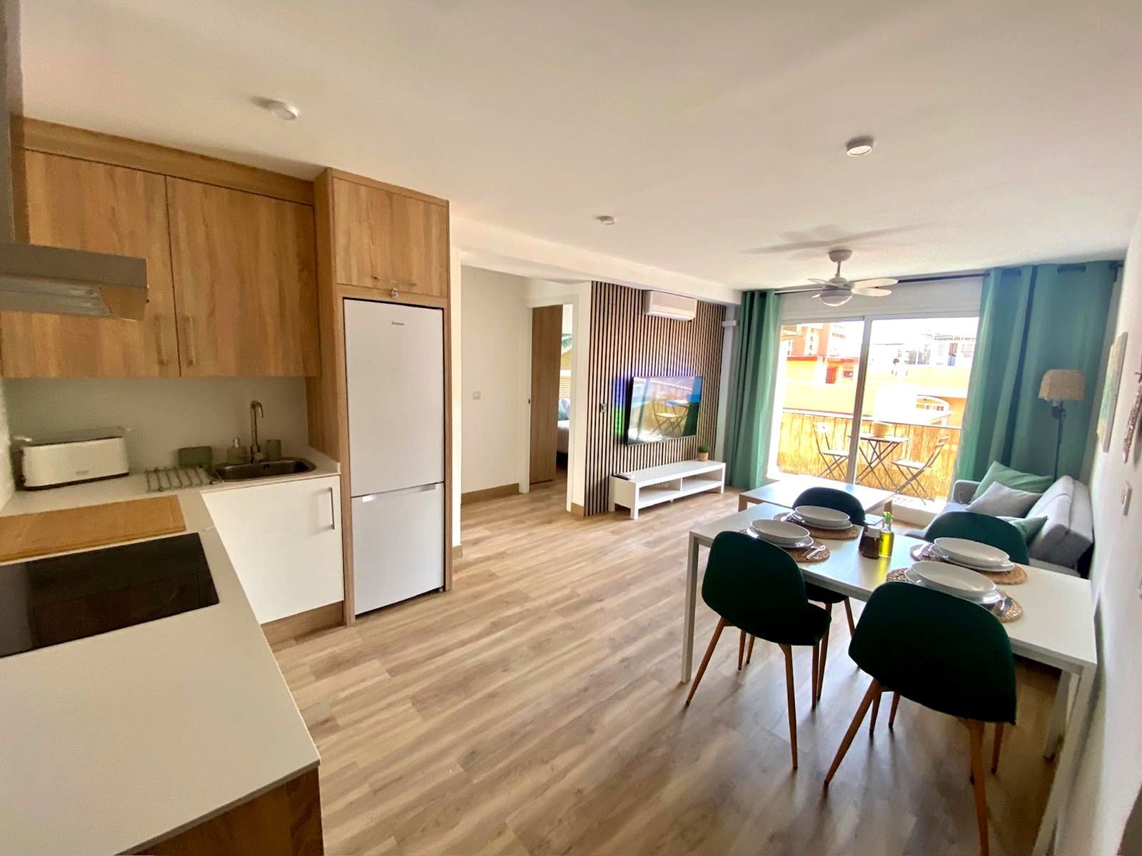 Kitchen of Flat for sale in Fuengirola  with Terrace and Furnished
