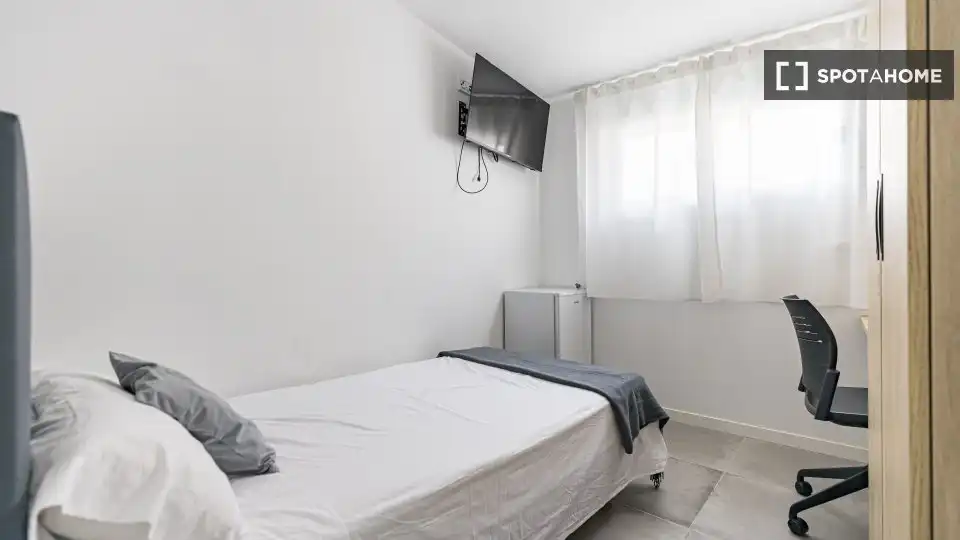 Bedroom of Flat for rent in Murcia  with Air Conditioner, Heating and Furnished