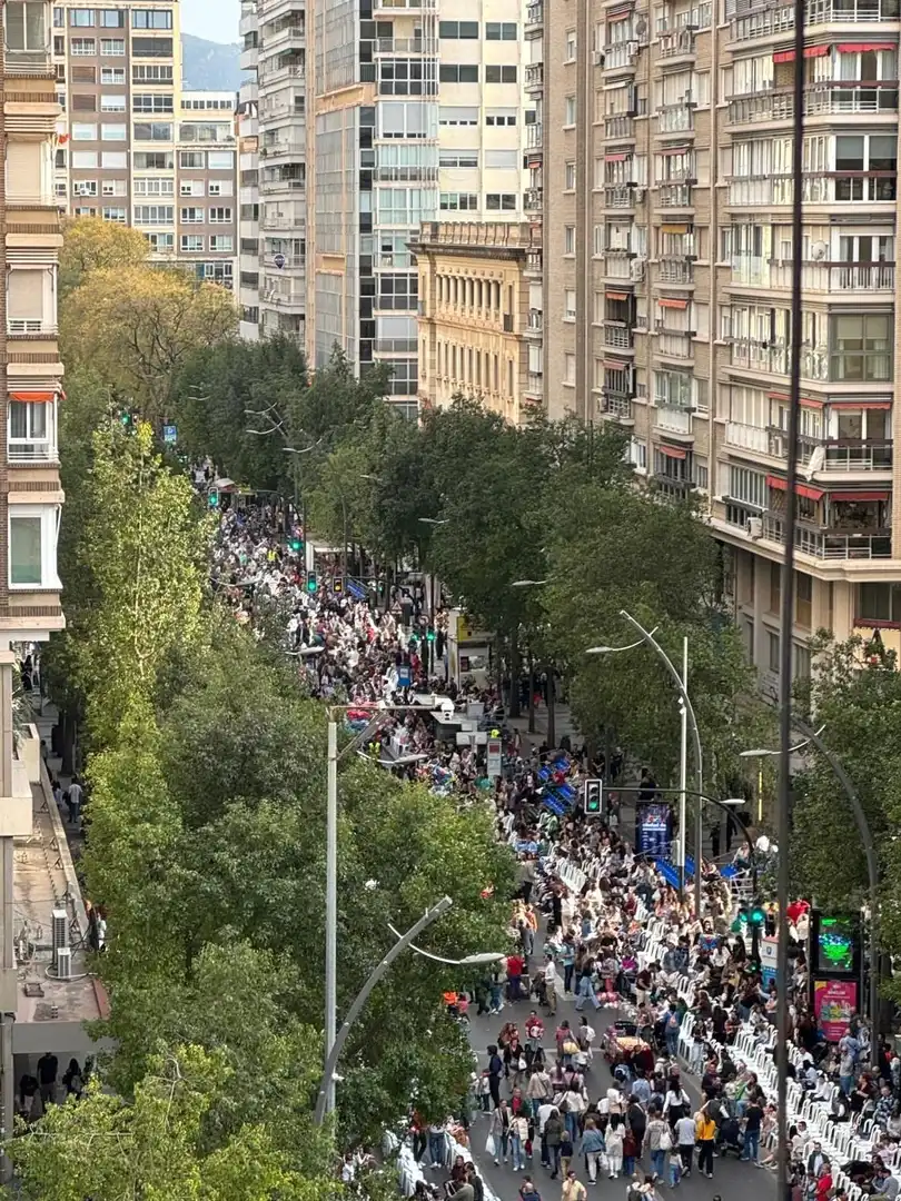 Vista exterior de Piso de alquiler en Murcia con Aire acondicionado, Calefacción y Amueblado