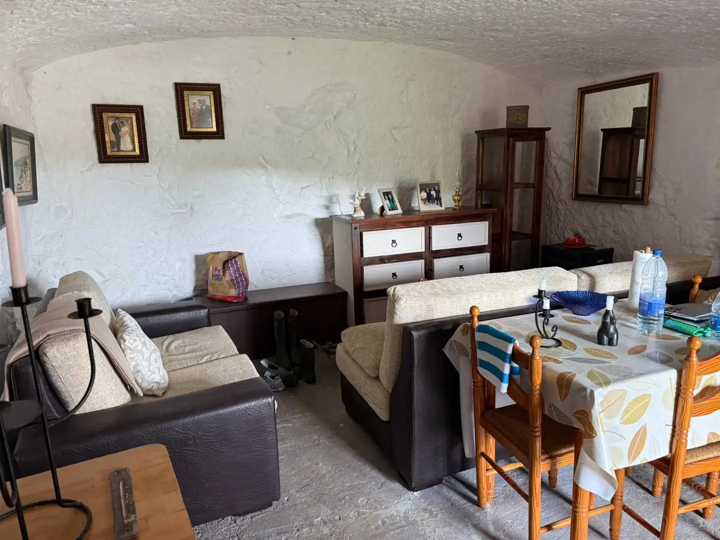 Sala de estar de Finca rústica en venta en Santa María de Guía de Gran Canaria con Amueblado