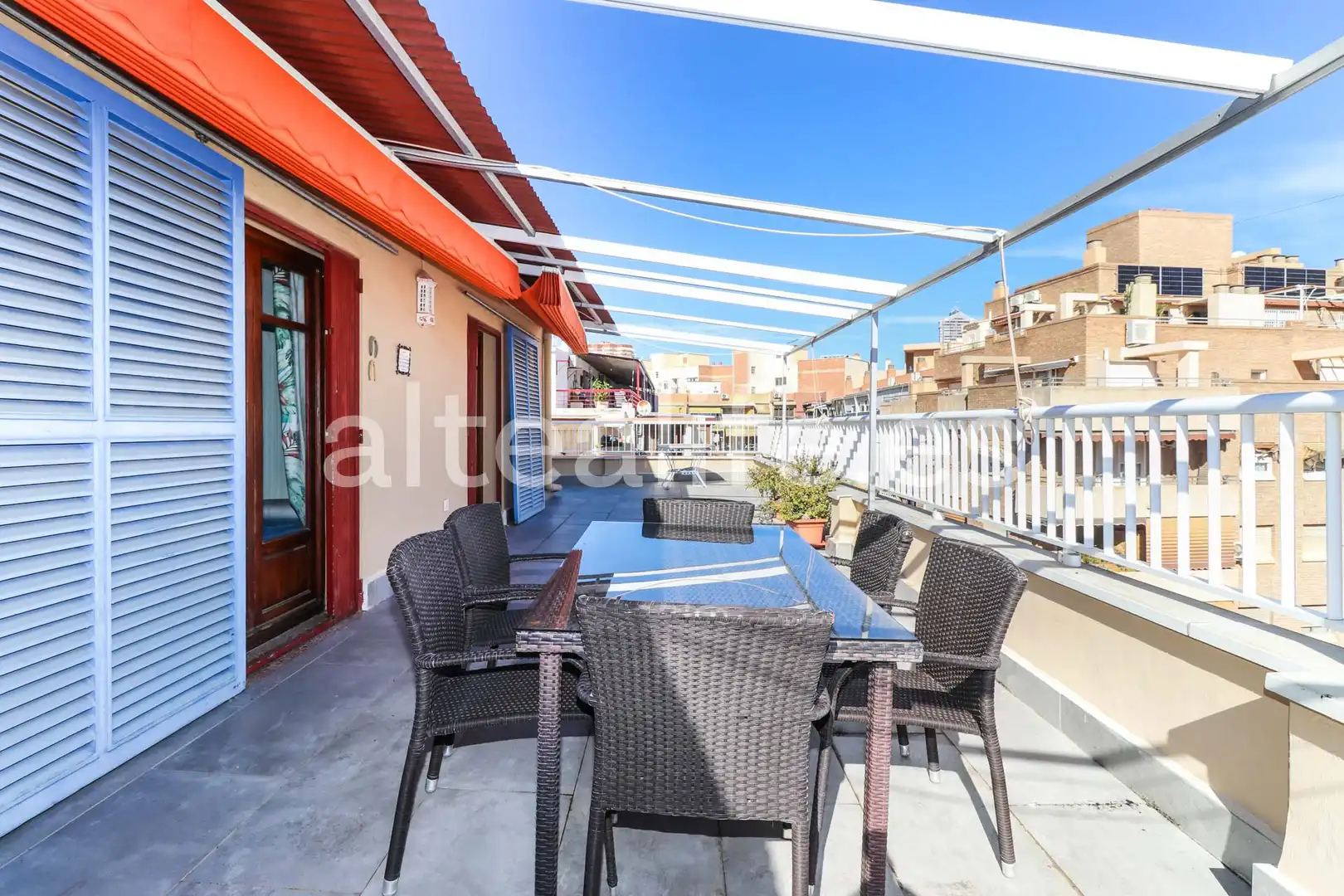 Terrasse von Dachboden zum Verkauf in Benidorm mit Klimaanlage und Terrasse