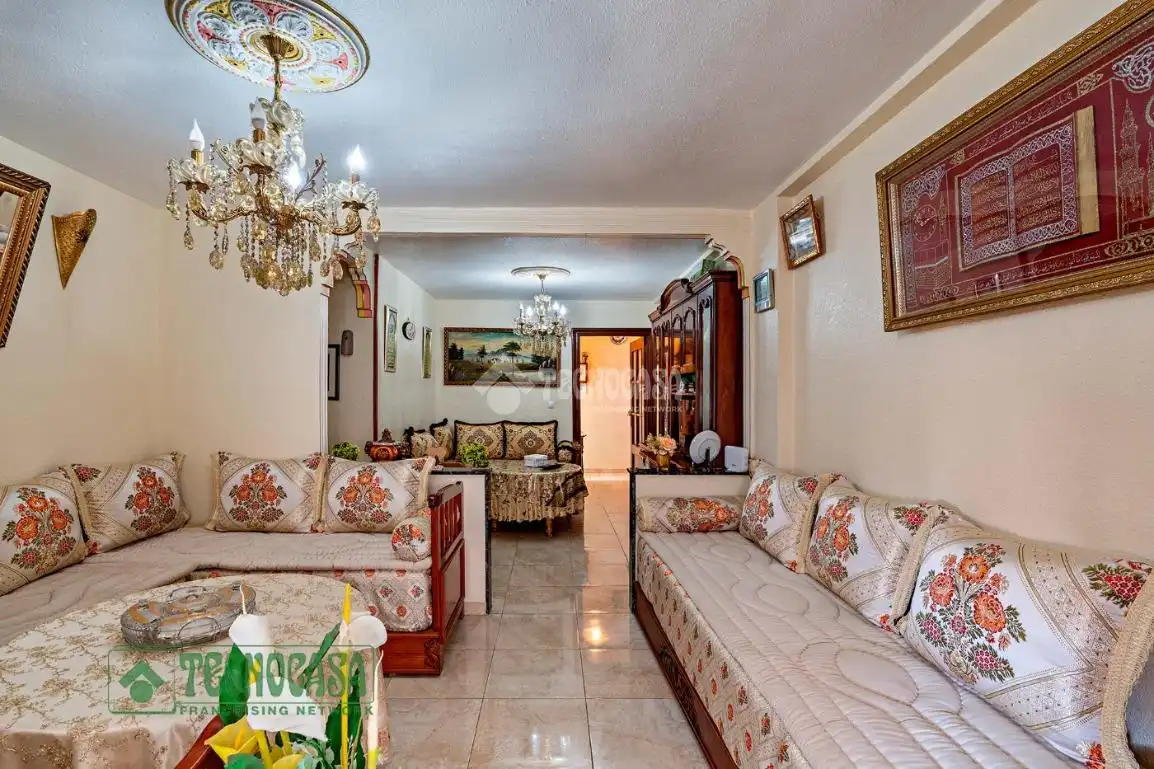 Sala de estar de Piso en venta en El Ejido con Aire acondicionado, Terraza y Amueblado