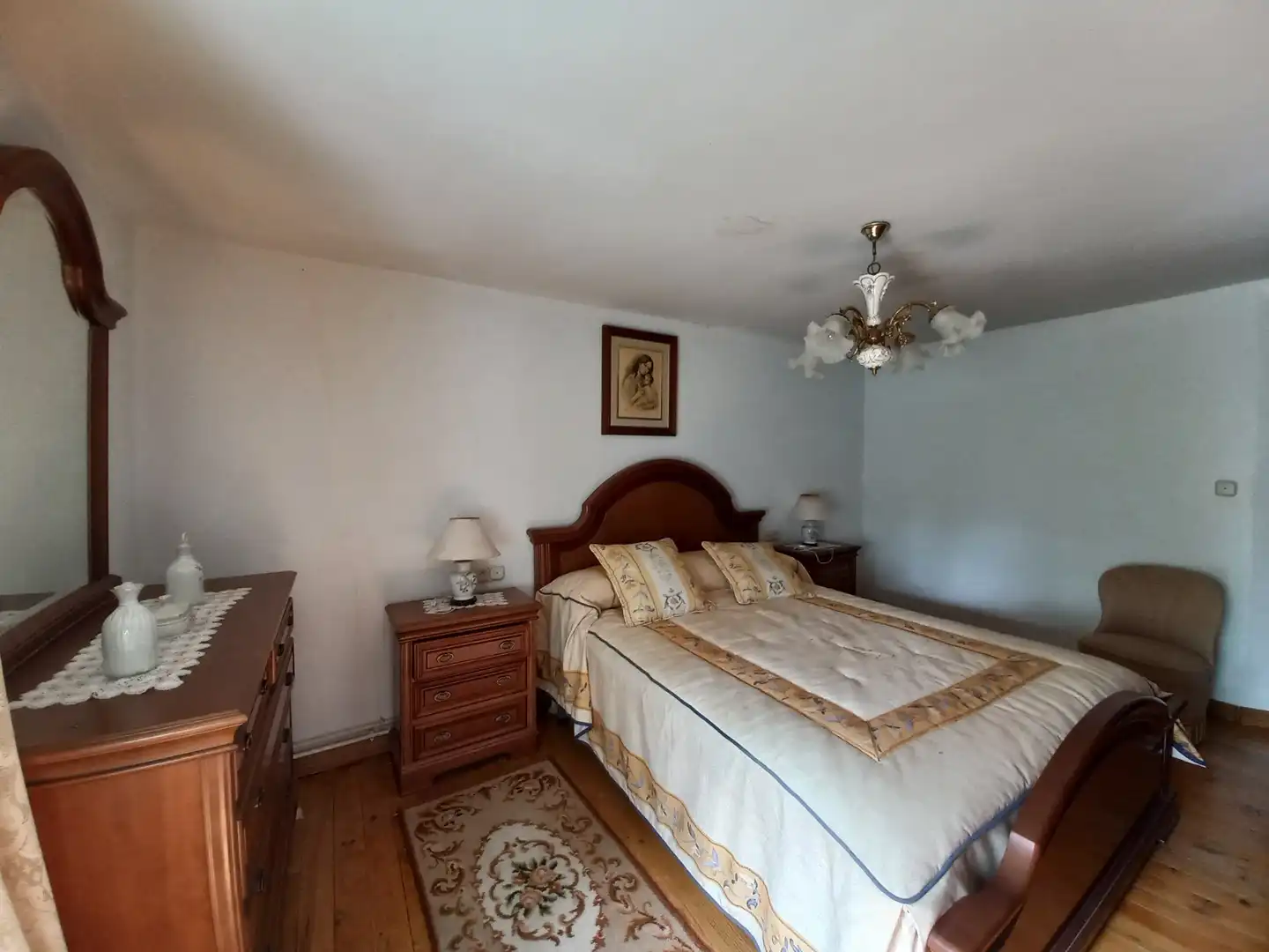 Bedroom of Detached homes for sale in Madrigalejo del Monte  with Heating and Storage room