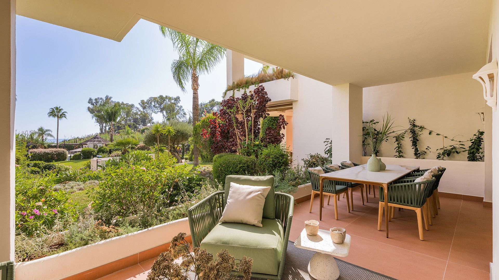 Terraza de Planta baja en venta en Estepona con Aire acondicionado, Terraza y Trastero