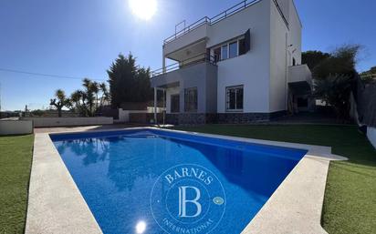 Swimming pool of House or chalet for sale in Sant Pol de Mar  with Air Conditioner, Heating and Private garden