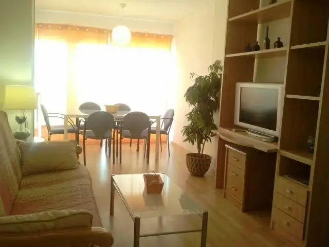 Sala d'estar de Apartament en venda en Alicante / Alacant amb Jardí privat, Terrassa i Moblat