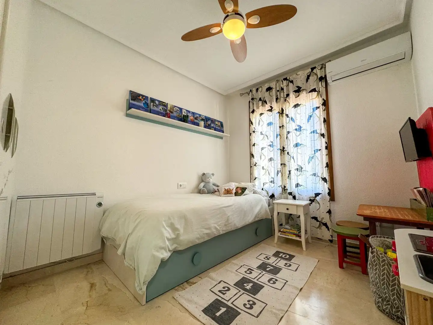 Bedroom of Detached homes for rent in Algorfa  with Air Conditioner, Heating and Private garden