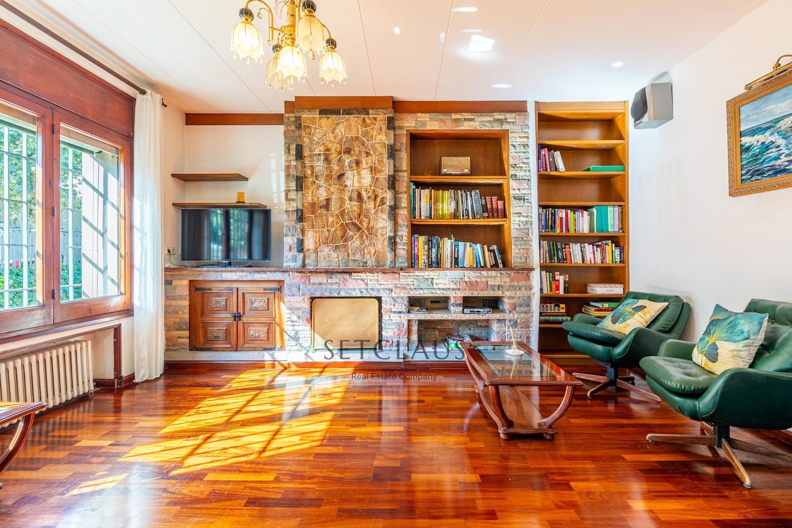 Living room of House or chalet for sale in El Masnou  with Air Conditioner, Heating and Private garden