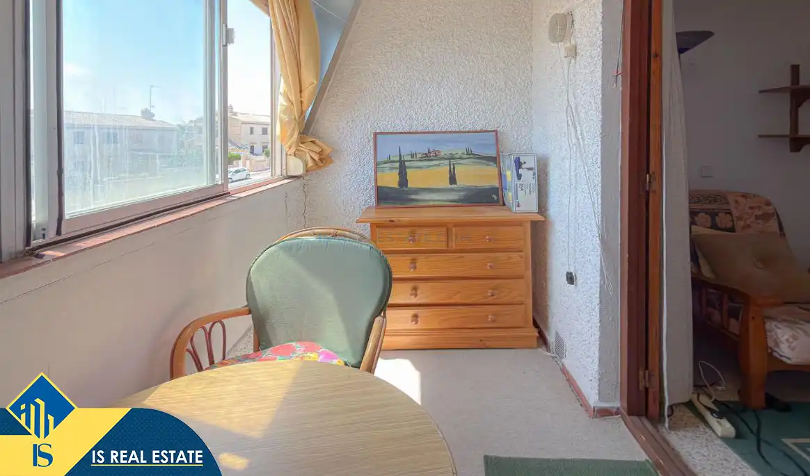 Balcony of Study for sale in Torrevieja  with Heating, Terrace and Furnished
