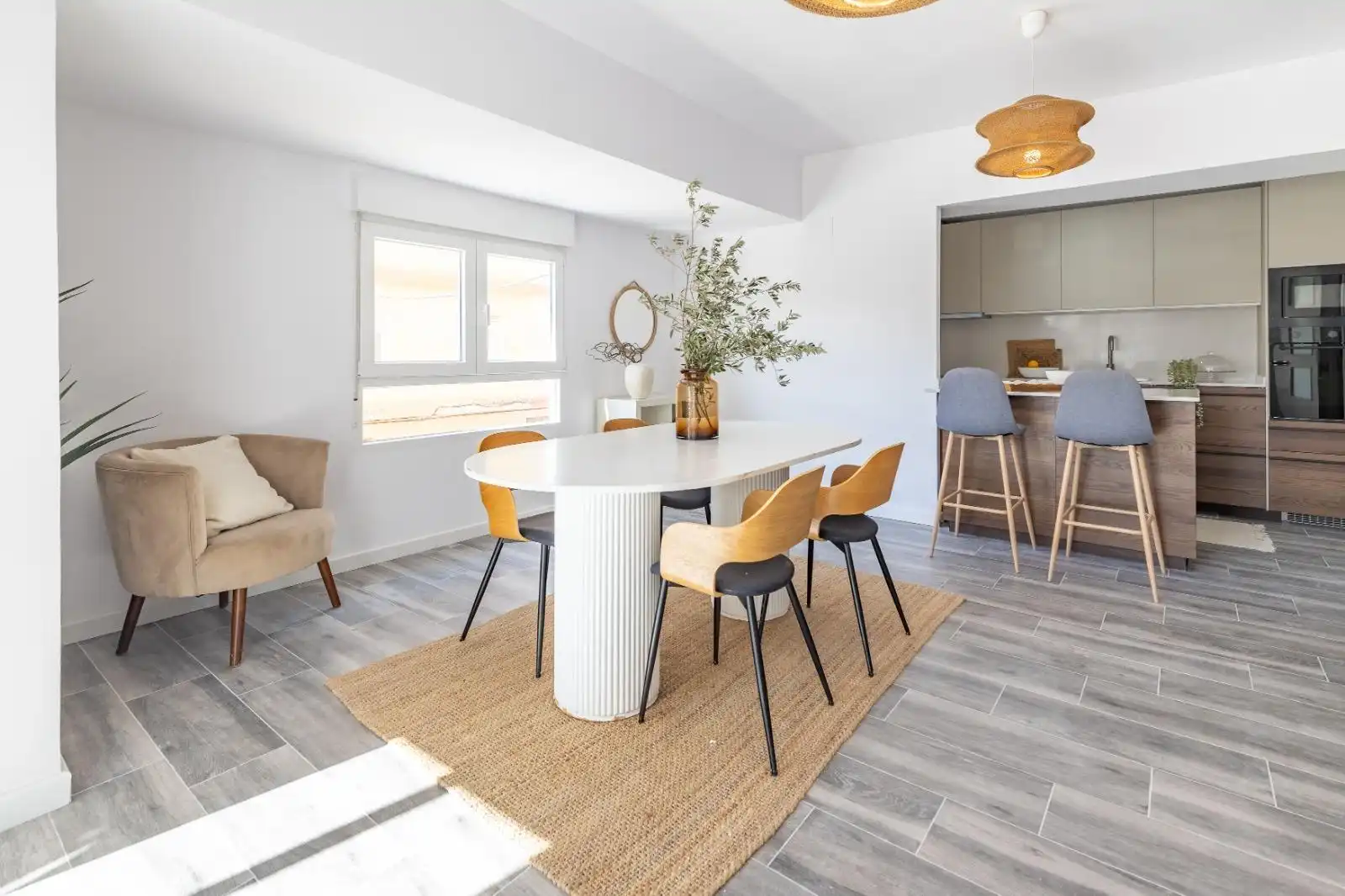 Dining room of Flat for sale in Benifaió  with Parquet flooring and Balcony