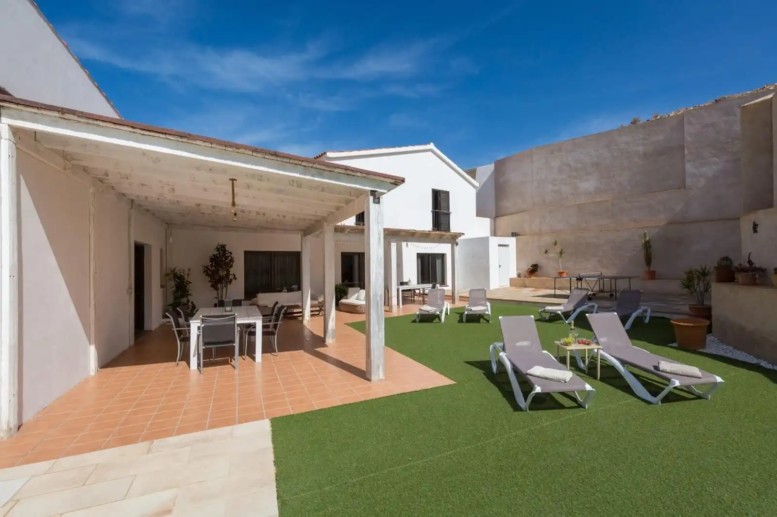 Terraza de Casa o chalet en venta en Pájara con Aire acondicionado, Jardín privado y Piscina