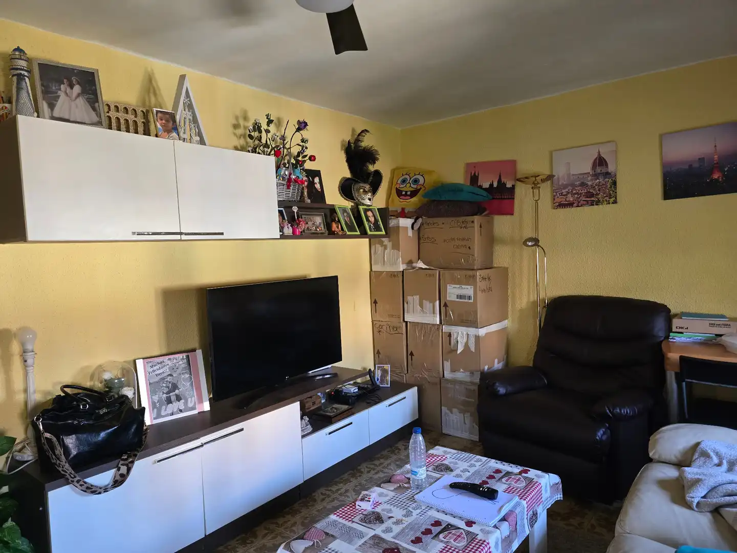 Wohnzimmer von Wohnung zum Verkauf in Zaragoza mit Heizung, Möbliert und Balkon