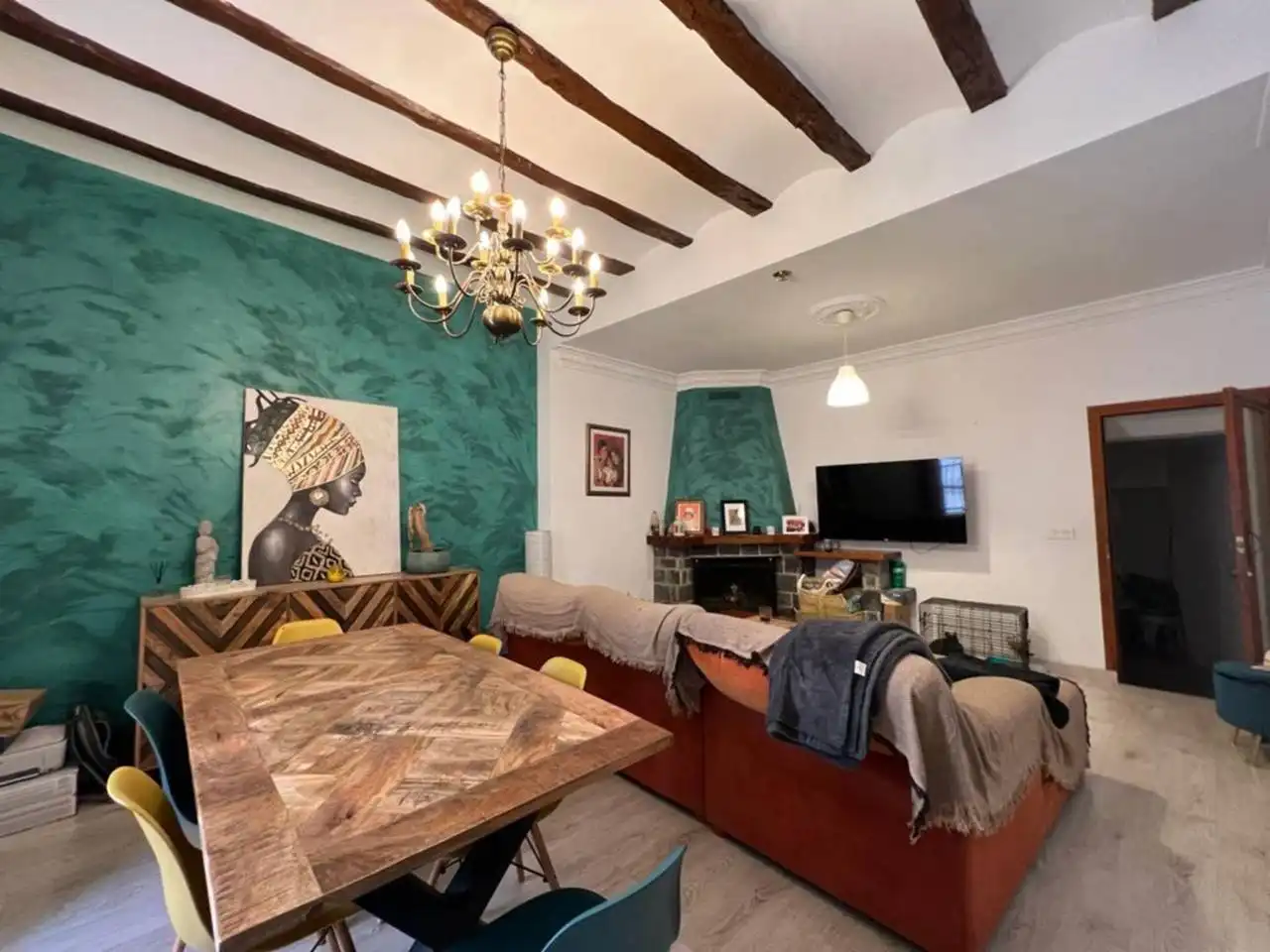 Living room of Houses for sale in Penàguila  with Air Conditioner, Heating and Terrace