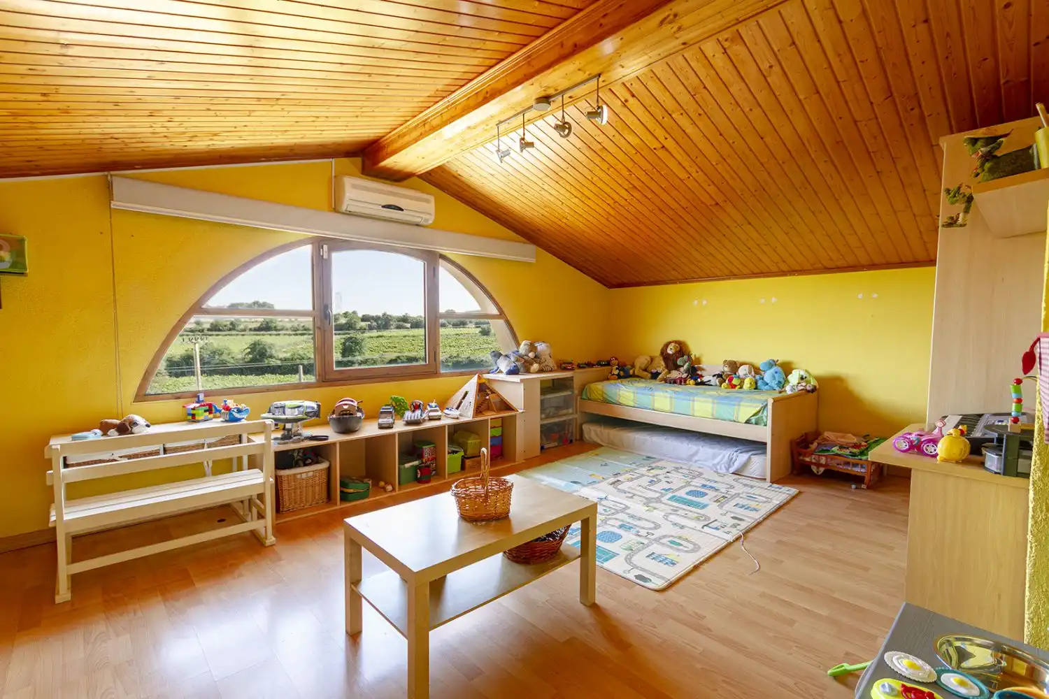 Bedroom of Houses for sale in Sant Martí Sarroca  with Air Conditioner, Heating and Terrace