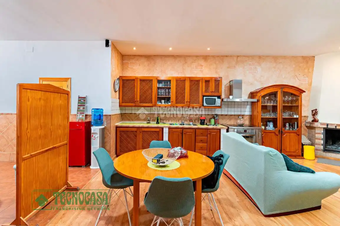 Küche von Einfamilien-Reihenhaus zum Verkauf in El Ejido mit Klimaanlage, Parkett und Terrasse