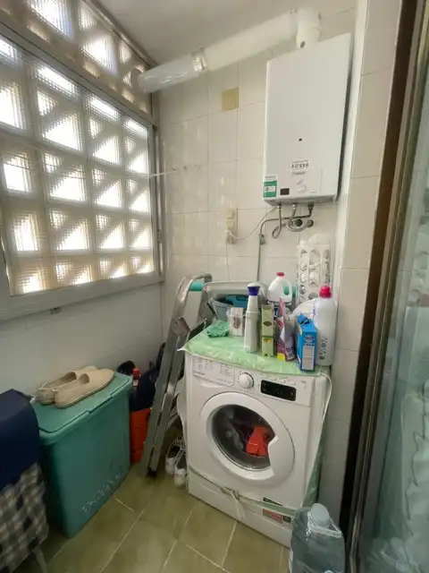 Cocina de Apartamento de alquiler en Alicante / Alacant con Terraza, Amueblado y Piscina comunitaria
