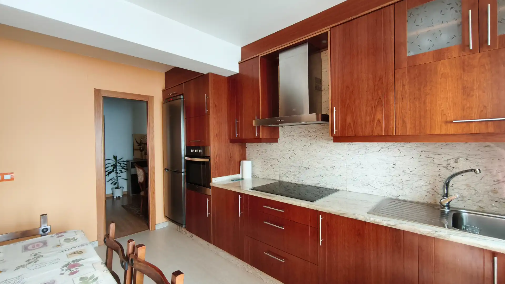 Kitchen of Flat for sale in Narón  with Heating, Terrace and Storage room