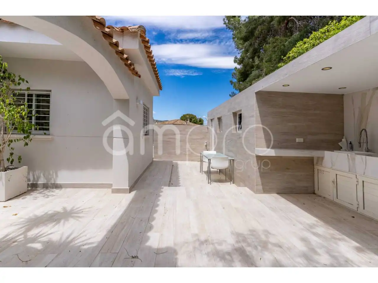 Terrace of Houses for sale in Sant Pere de Ribes  with Air Conditioner, Private garden and Terrace