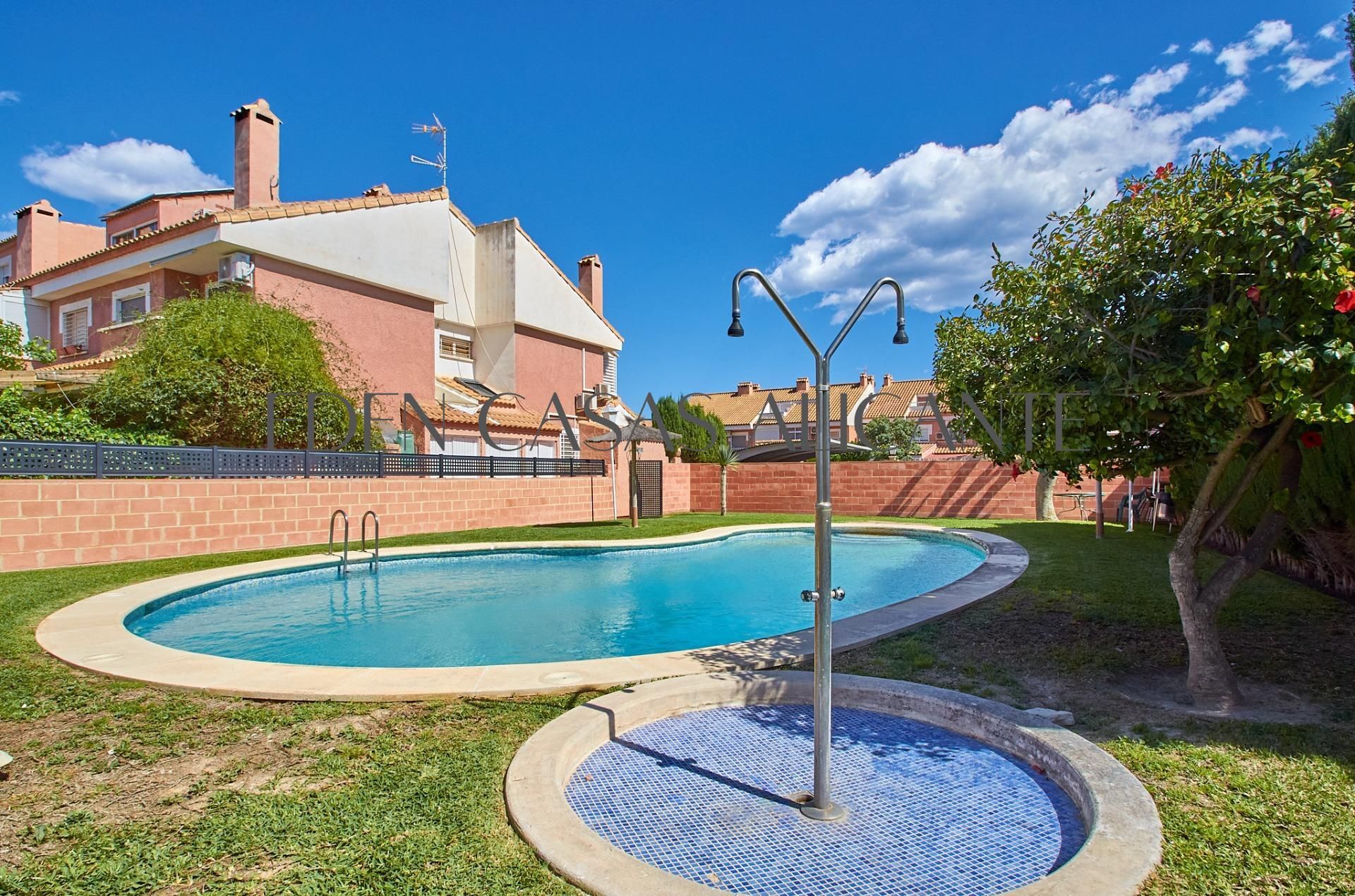 Swimming pool of Single-family semi-detached for sale in Sant Joan d'Alacant  with Heating, Private garden and Terrace