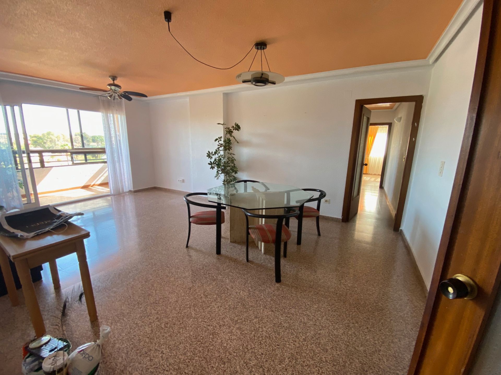 Dining room of Flat to rent in Alicante / Alacant  with Private garden, Terrace and Furnished