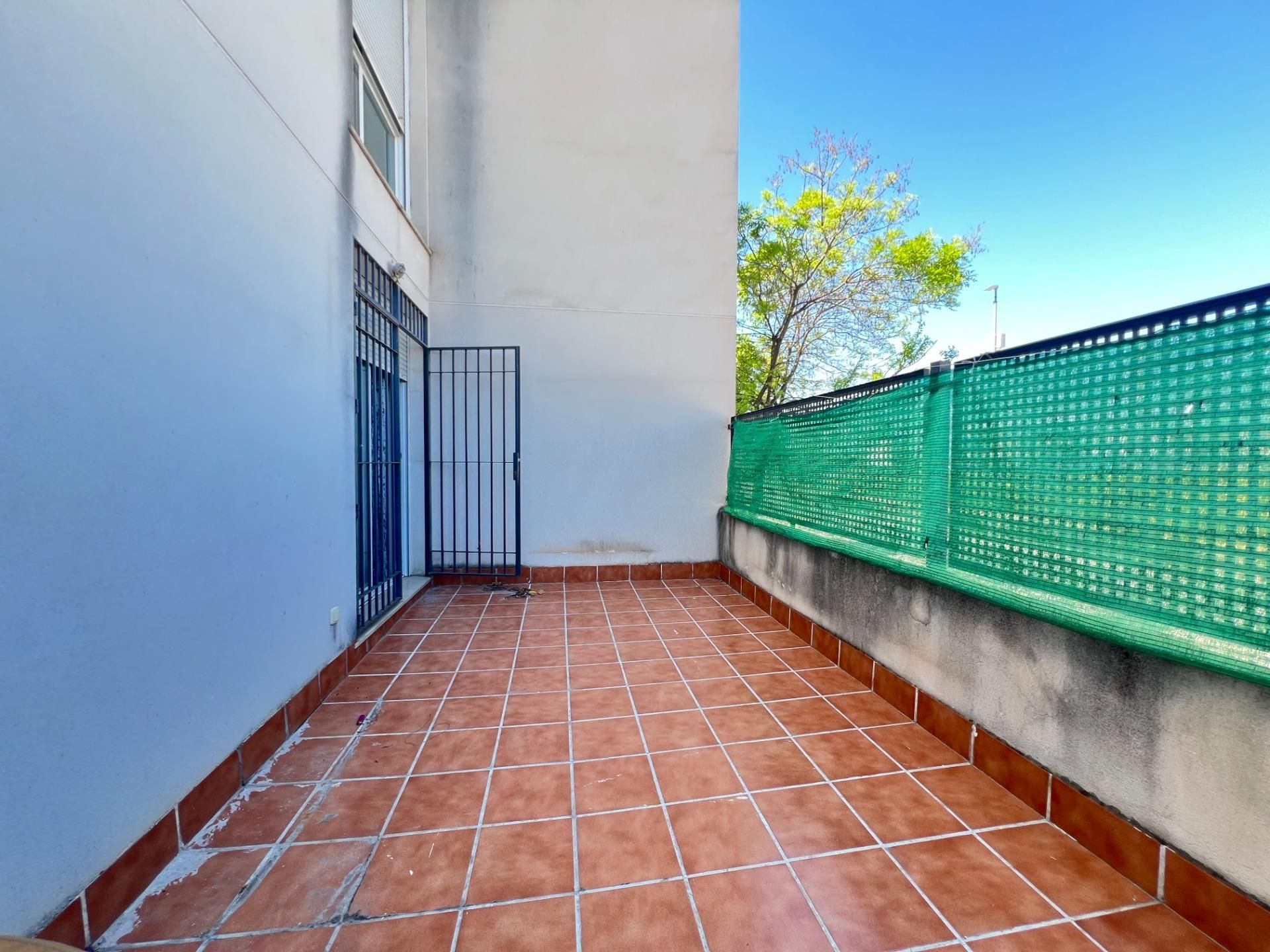 Terraza de Piso de alquiler en Pulianas con Terraza, Amueblado y Piscina comunitaria