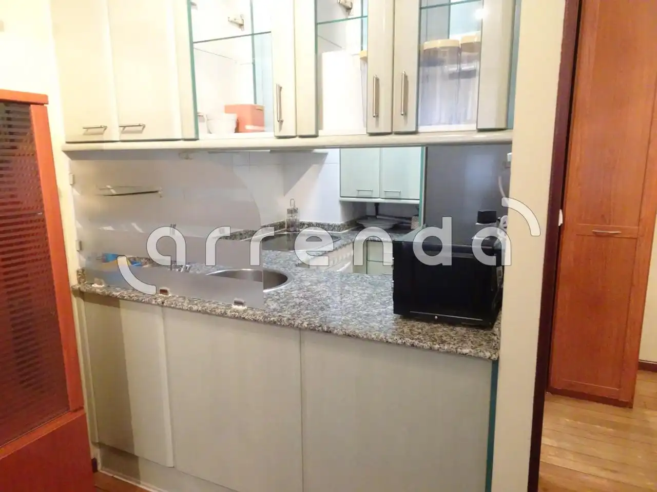 Cuina de Pis de lloguer en Santander amb Calefacció, Parquet i Moblat