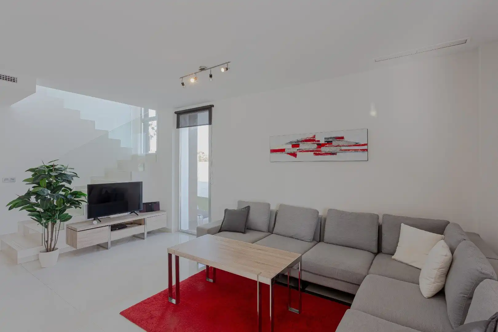 Sala d'estar de Casa o xalet en venda en Orihuela amb Traster, Moblat i Rentadora