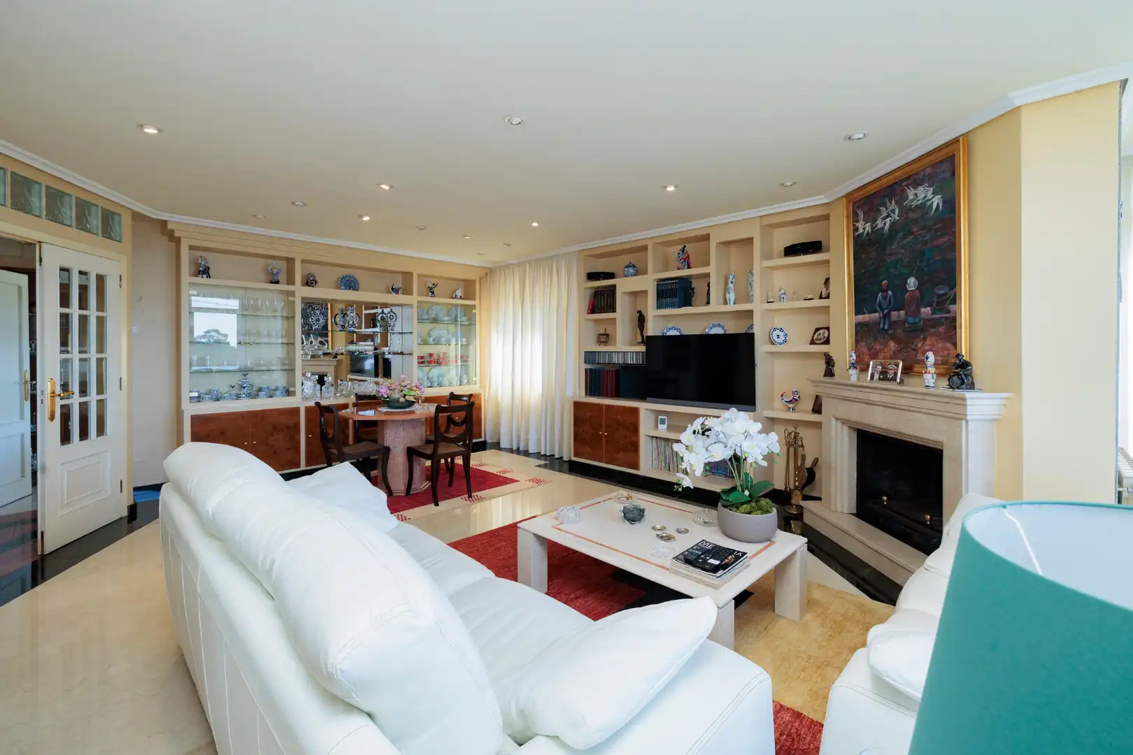 Sala de estar de Casa o chalet en venta en Vigo  con Jardín privado, Parquet y Terraza