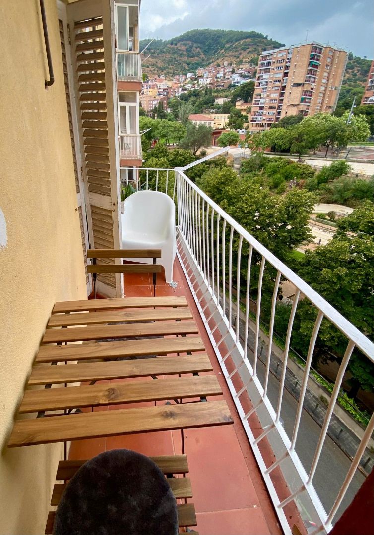 Balcony of Flat to rent in  Barcelona Capital  with Furnished, Oven and Washing machine