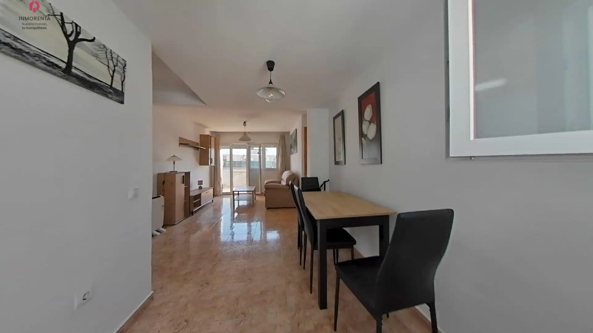 Comedor de Piso de alquiler en Madrid con Calefacción, Jardín privado y Terraza