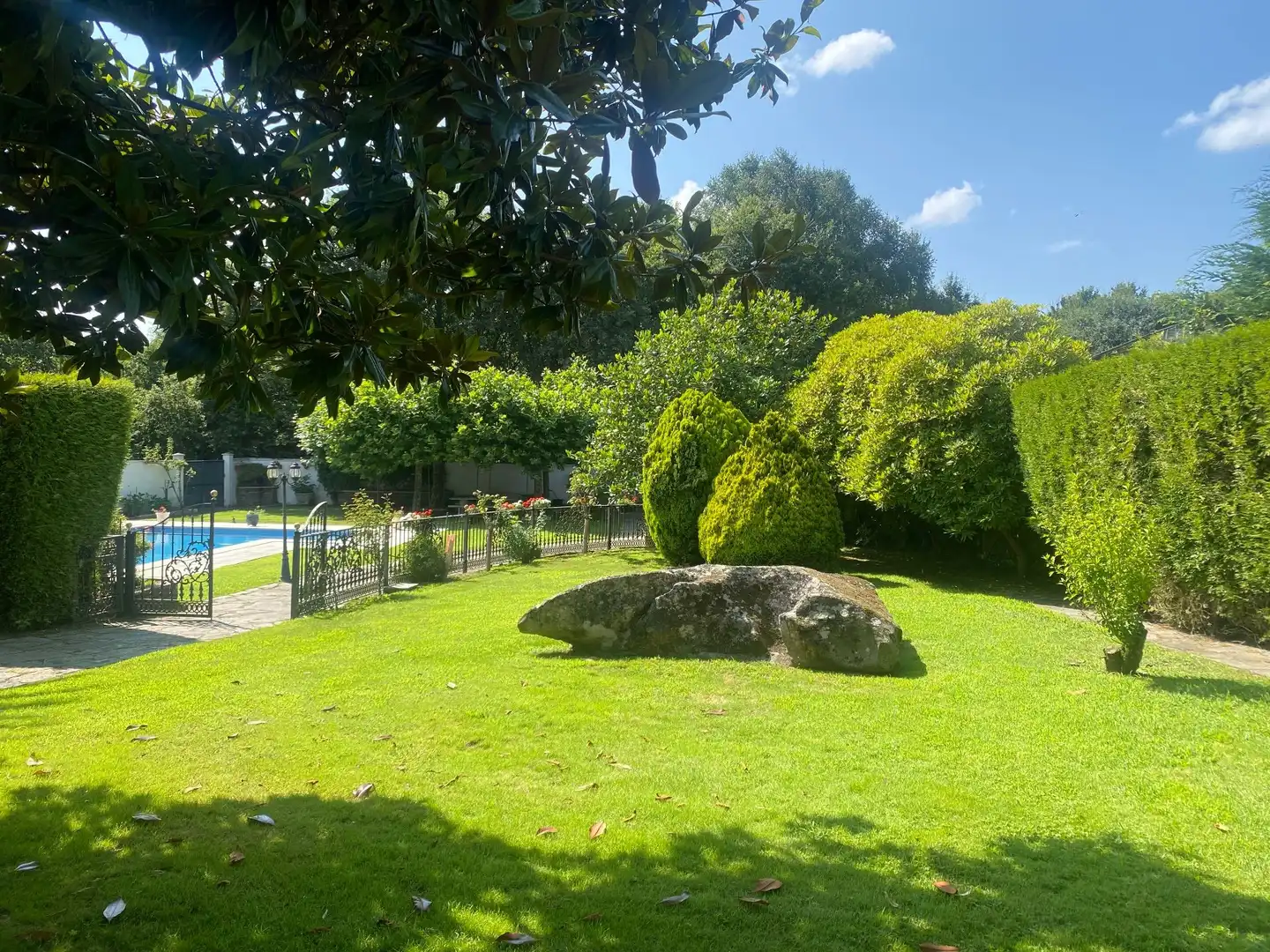 Jardín de Casa o chalet en venta en Lugo con Calefacción, Piscina y Amueblado