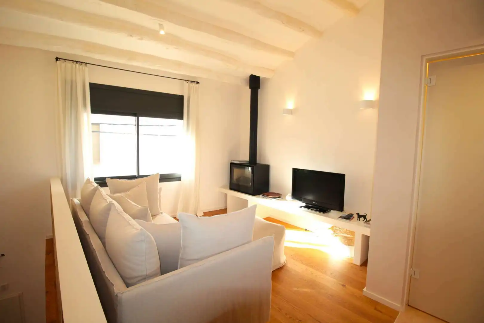 Sala de estar de Casa o chalet en venta en Vilajuïga con Aire acondicionado, Calefacción y Jardín privado