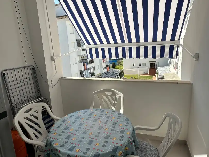 Terraza de Apartamento de alquiler en El Portil con Jardín privado, Terraza y Piscina