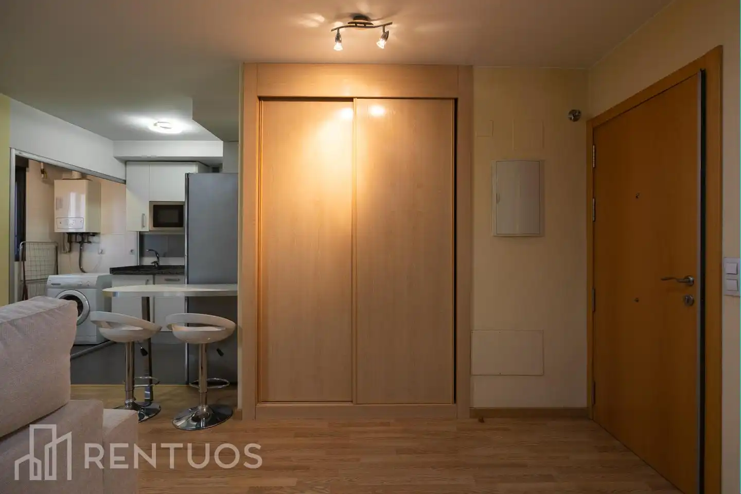 Kitchen of Study for rent in Madrid  with Air Conditioner, Heating and Storage room
