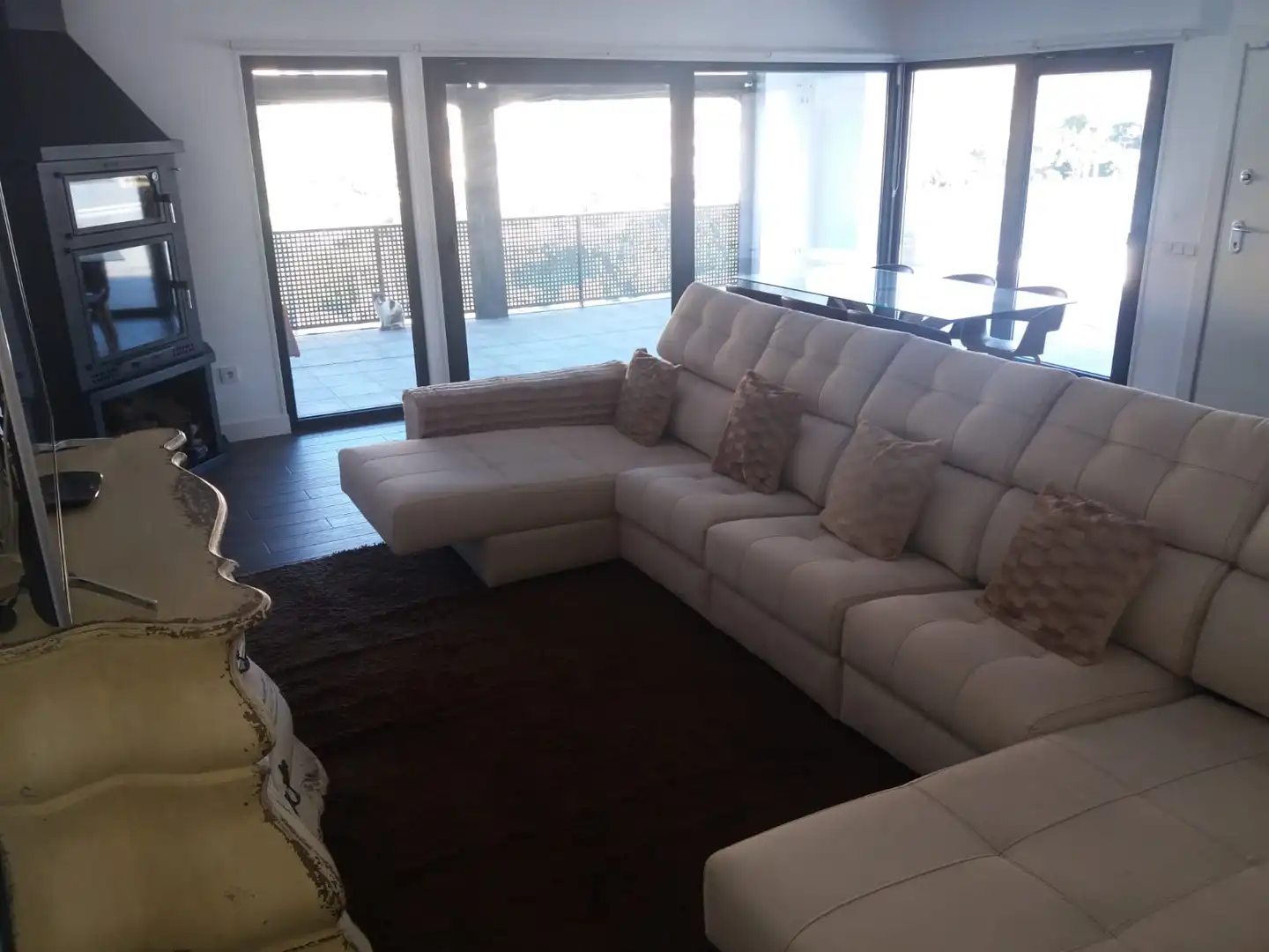 Sala de estar de Casa o chalet de alquiler en Vícar con Piscina