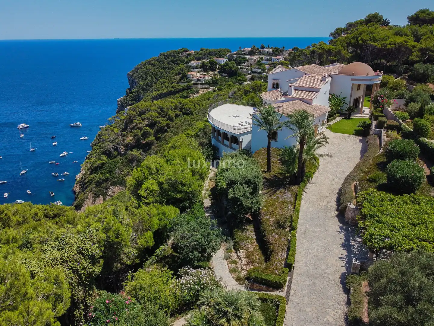 Vista exterior de Casa o xalet en venda en Jávea / Xàbia amb Aire condicionat, Jardí privat i Terrassa