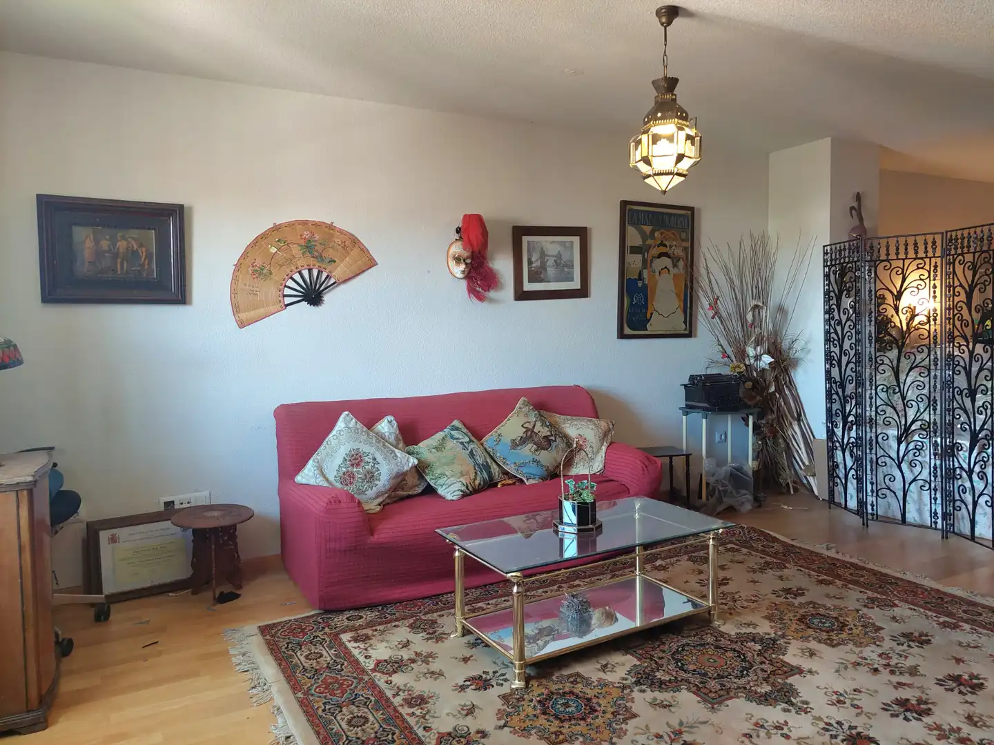 Sala de estar de Casa adosada en venta en Rivas-Vaciamadrid con Aire acondicionado, Calefacción y Jardín privado