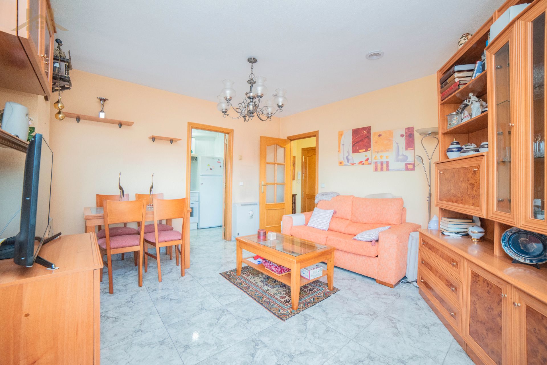 Sala d'estar de Pis en venda en Valdemoro amb Aire condicionat i Moblat