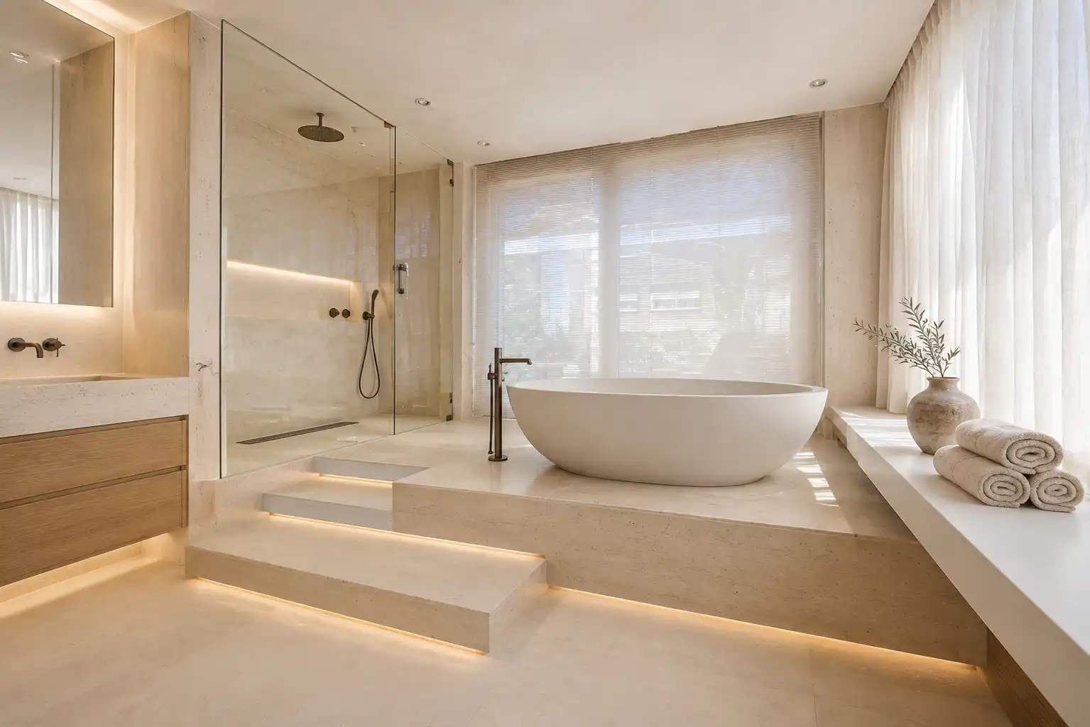Bathroom of Houses for sale in Castelldefels  with Air Conditioner, Heating and Private garden