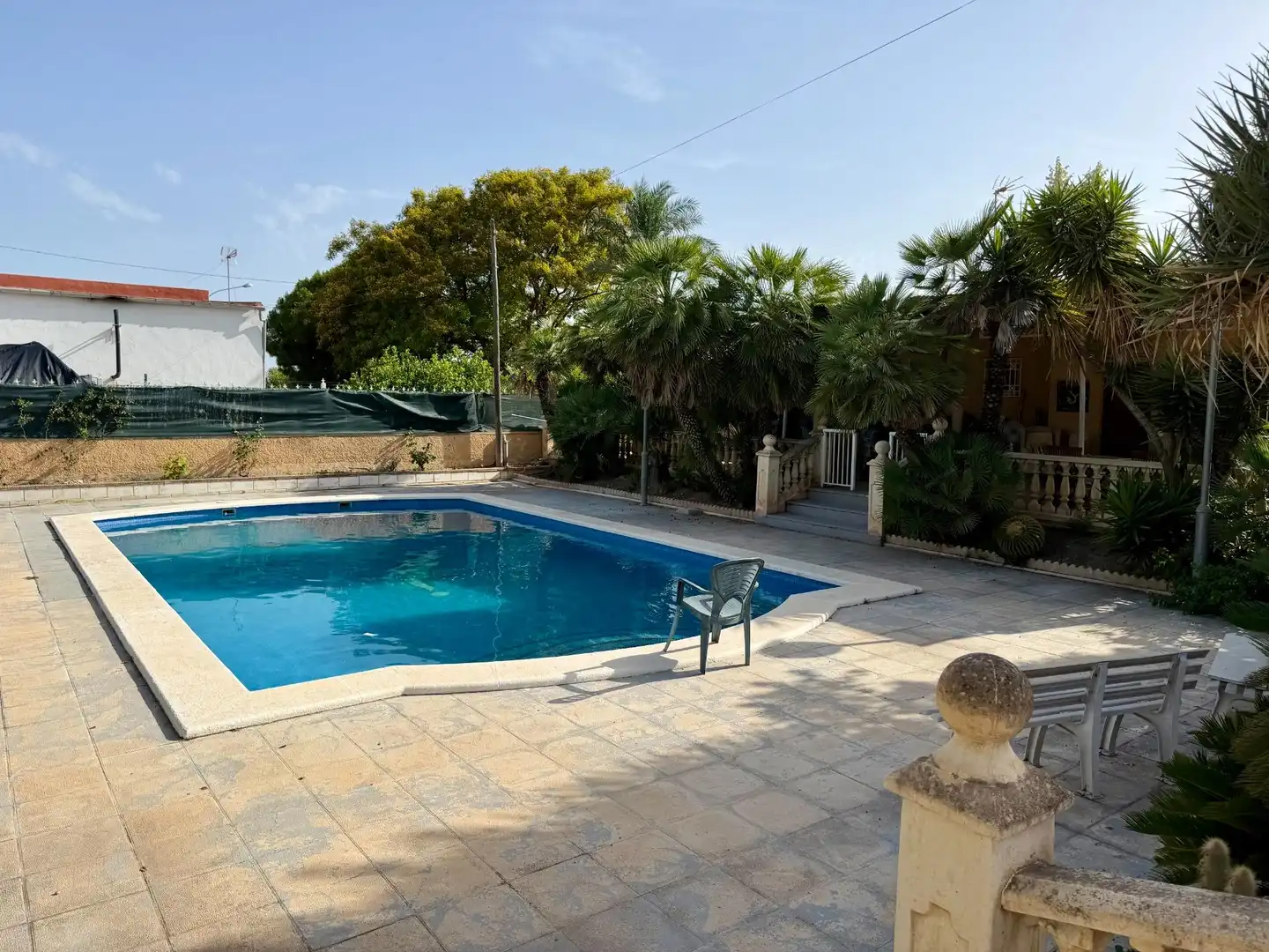 Swimming pool of Houses for rent in Elche / Elx  with Air Conditioner, Heating and Private garden