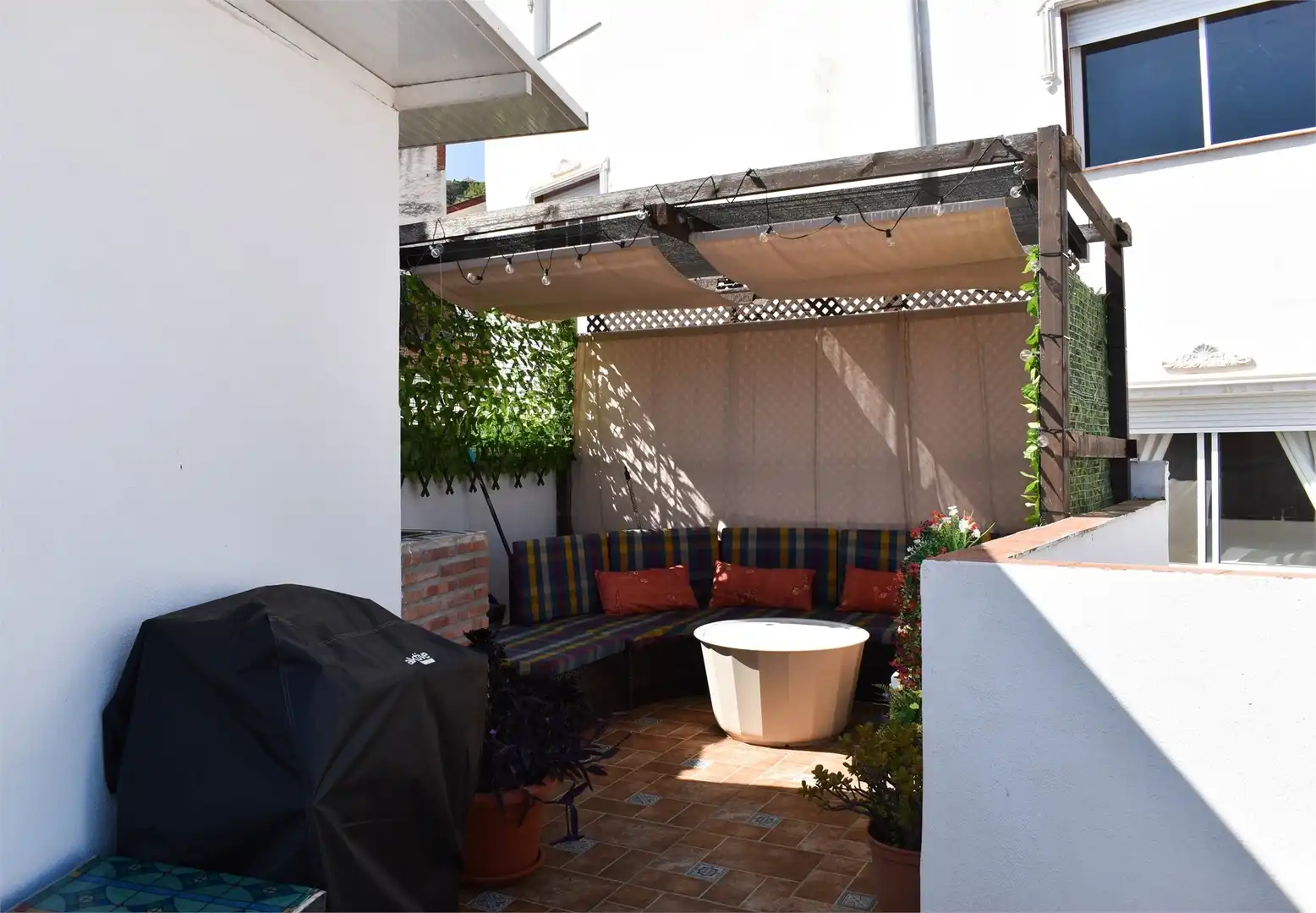Terraza de Casa o chalet en venta en Iznate con Amueblado