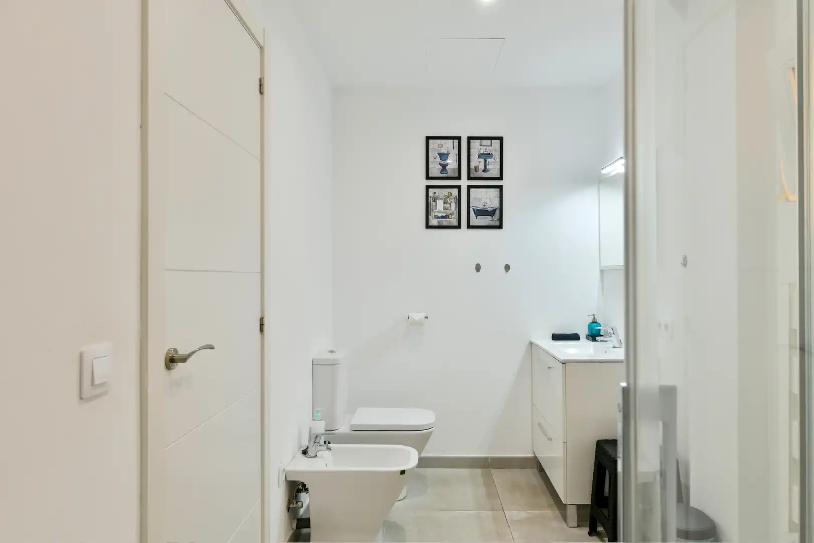 Baño de Planta baja de alquiler en Calvià con Aire acondicionado, Calefacción y Terraza