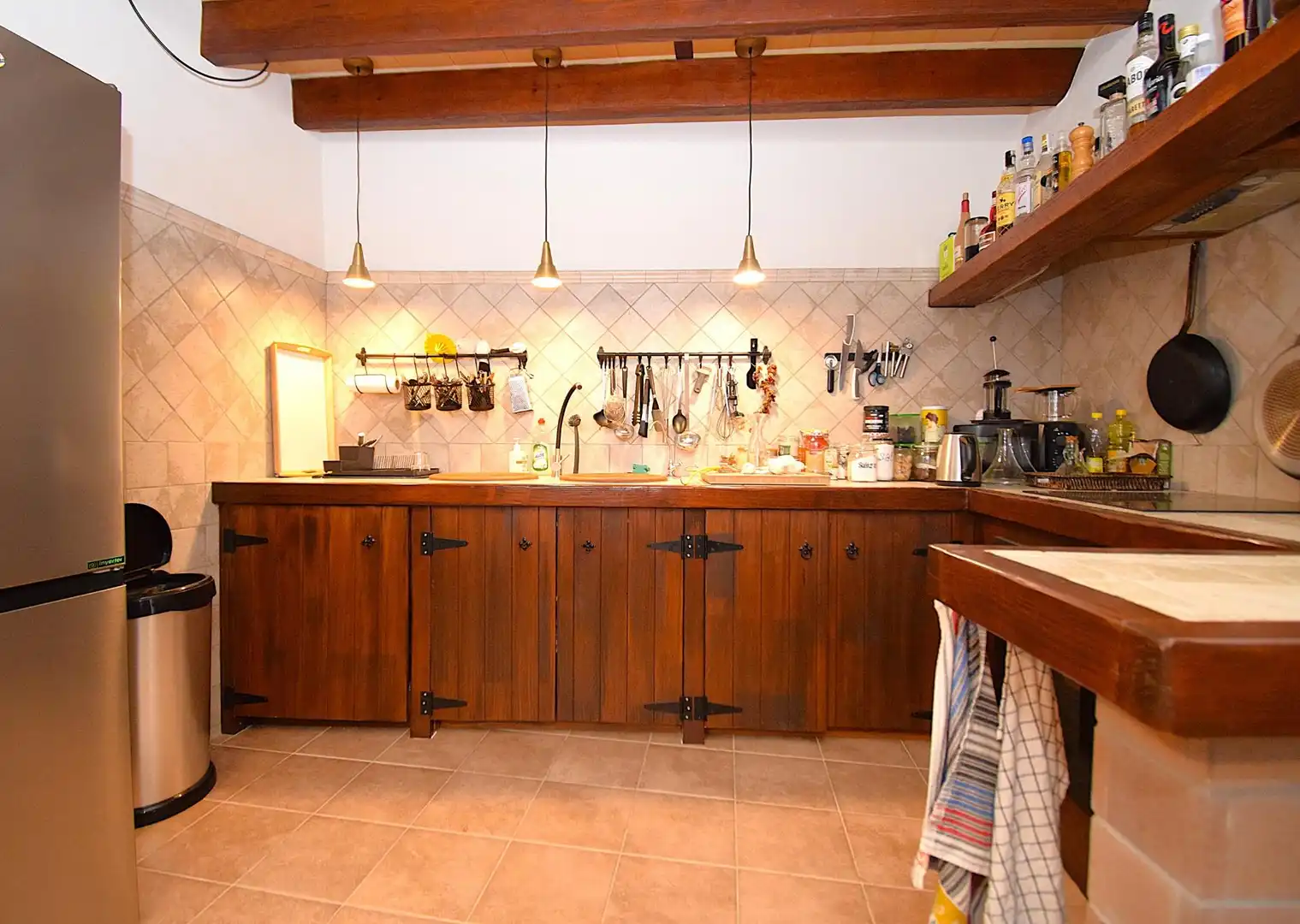 Küche von Einfamilien-Reihenhaus zum Verkauf in Muro mit Klimaanlage, Terrasse und Möbliert