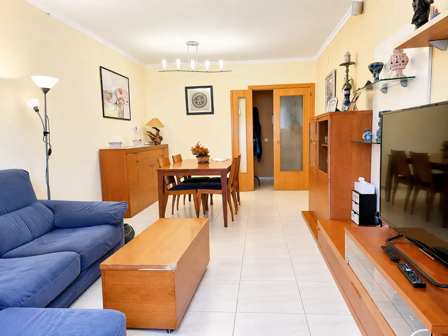 Sala d'estar de Pis en venda en Montornès del Vallès amb Calefacció, Forn i Balcó