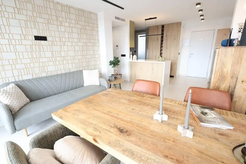 Menjador de Apartament en venda en Pilar de la Horadada amb Moblat