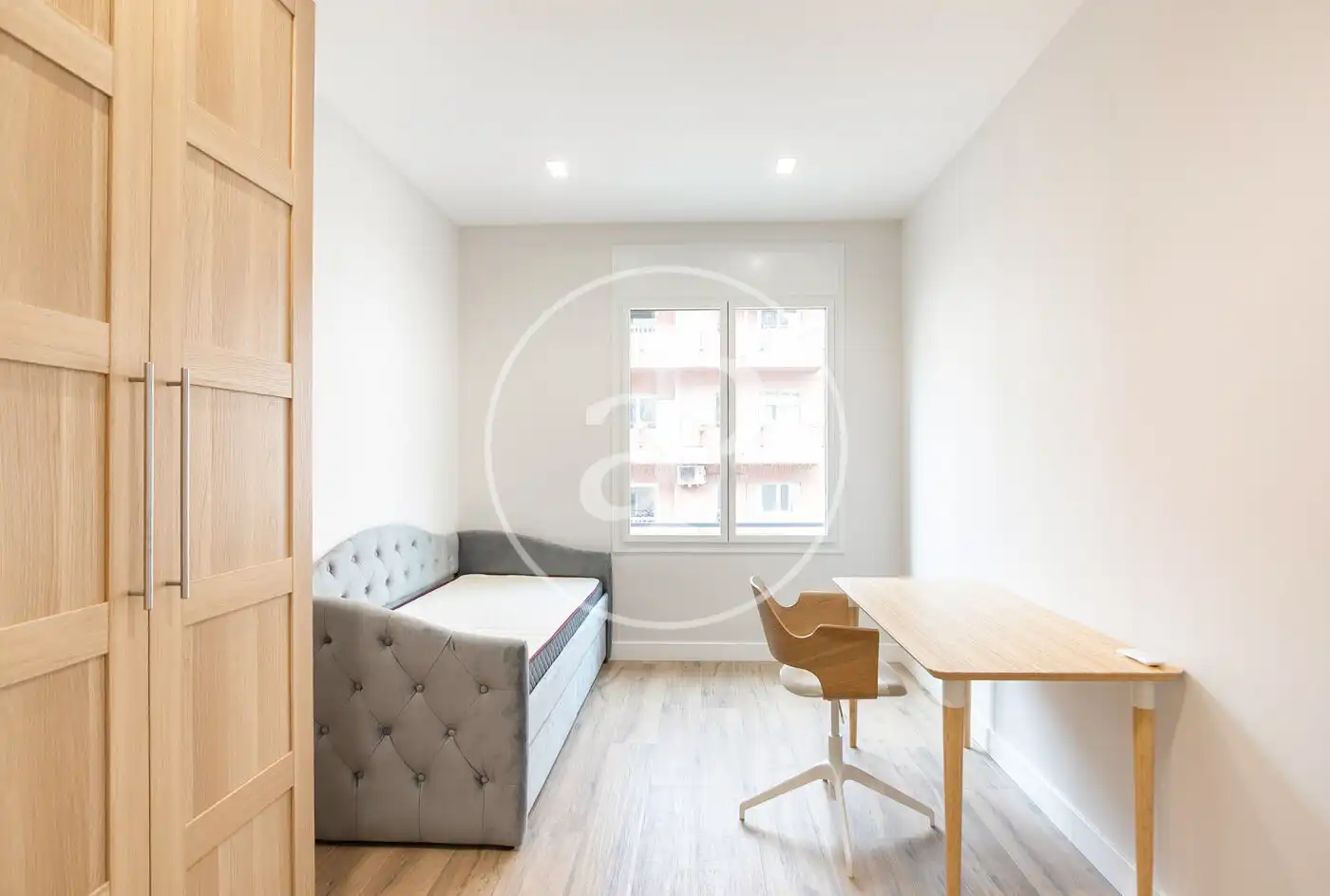 Schlafzimmer von Wohnung zum Verkauf in Barcelona mit Klimaanlage, Heizung und Möbliert