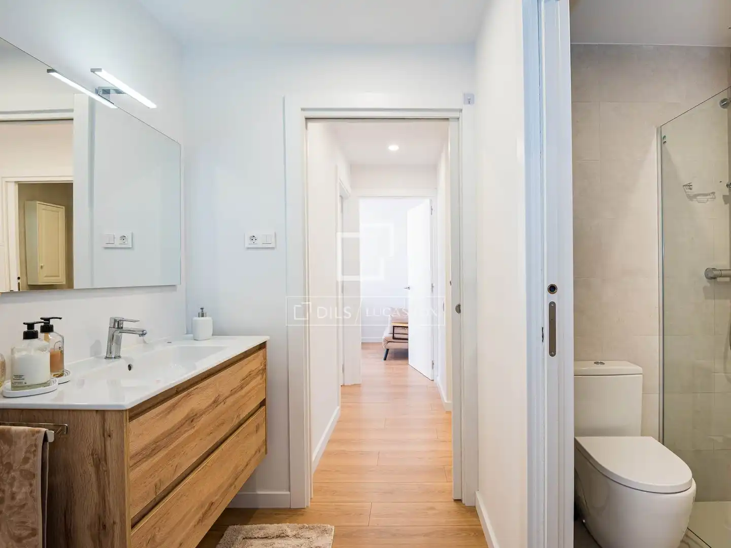 Badezimmer von Wohnung zum Verkauf in Sant Cugat del Vallès mit Klimaanlage, Heizung und Terrasse
