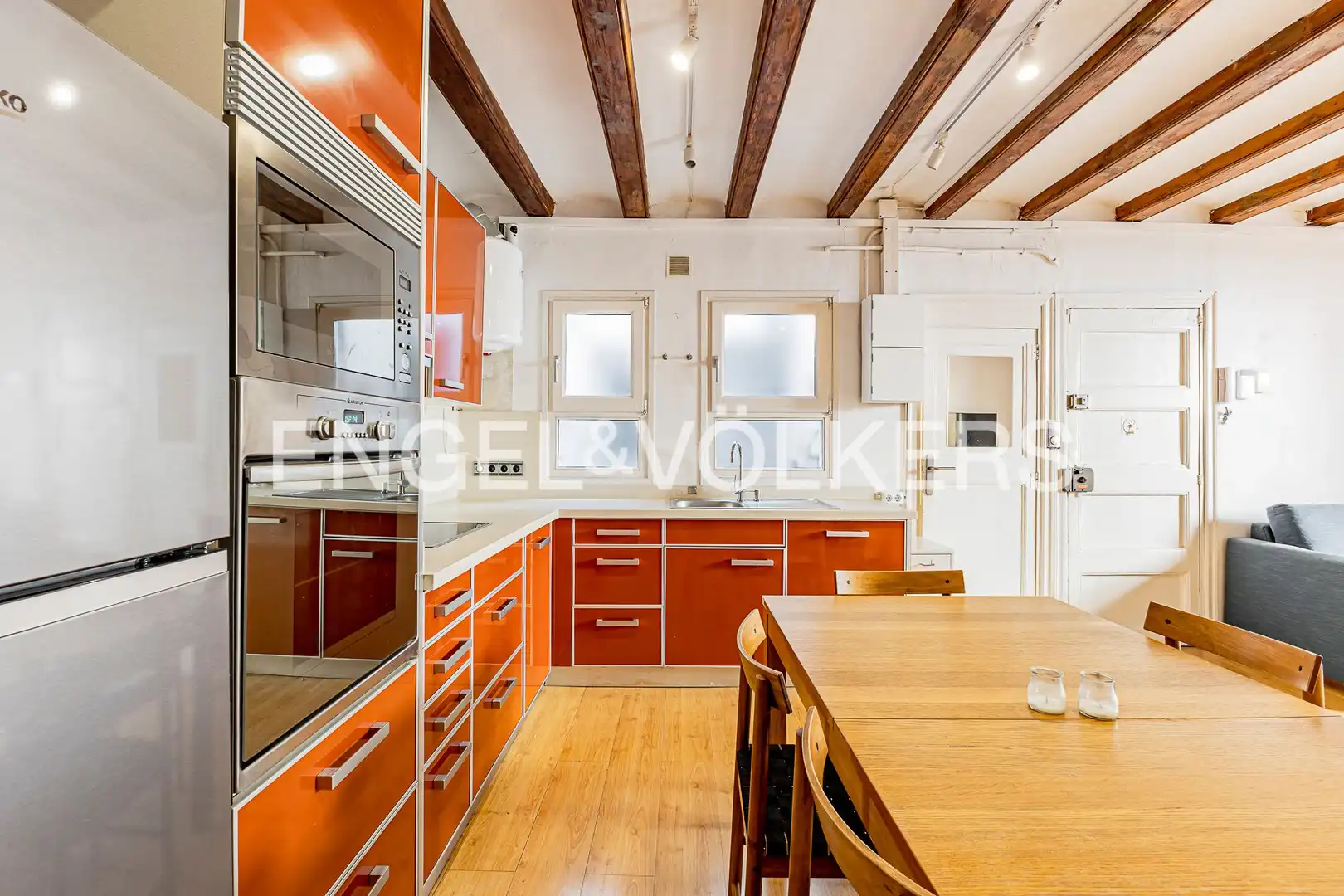 Cocina de Piso en venta en Barcelona con Aire acondicionado, Calefacción y Amueblado