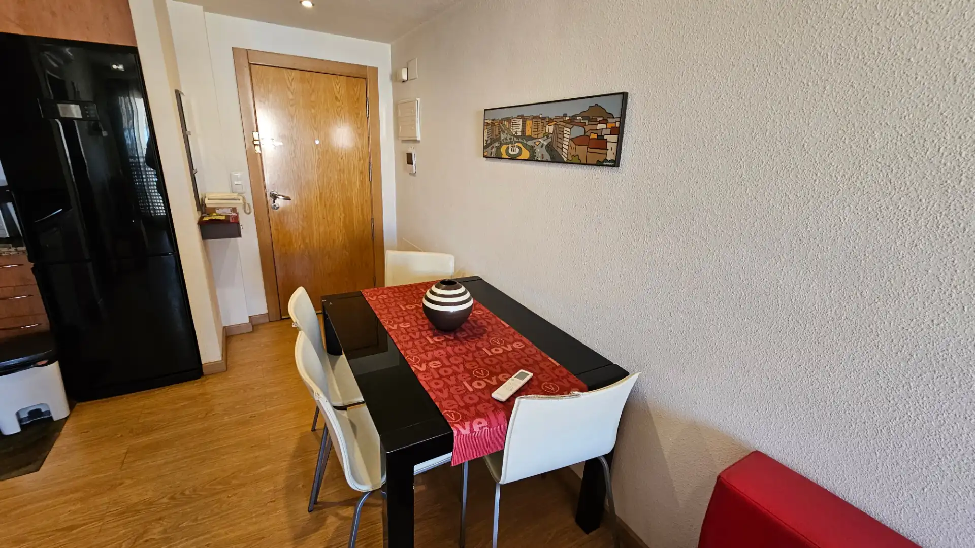 Dining room of Flat for rent in El Campello  with Air Conditioner, Heating and Parquet flooring