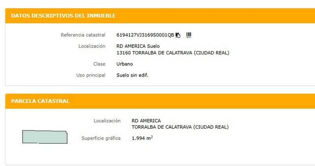 Terreno residencial en Venta en Torralba de Calatrava